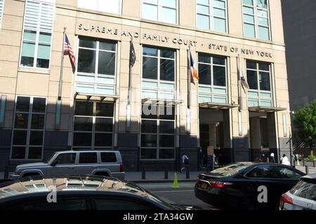 NEW YORK, États-Unis - 25 mai 2018 : Kings County Family court à Brooklyn, NY. Cour suprême et de la famille de l'État de New York à Brooklyn, NY. Banque D'Images
