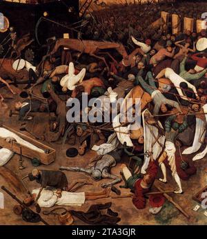 Le Triomphe de la mort (détail) c. 1562 par Pieter l'ancien Bruegel Banque D'Images