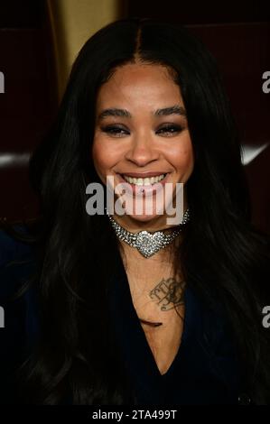Londres, Royaume-Uni. 28 novembre 2023. Yinka Bokinni assiste à la Warner Bros. Pictures Presents - première mondiale de Wonka au Royal Festival Hall. Crédit : Voir Li/Picture Capital/Alamy Live News Banque D'Images