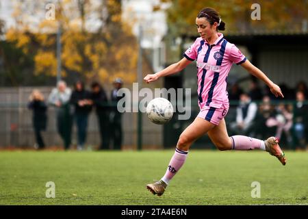 Phoebe Read (15 Dulwich Hamlet) en action Banque D'Images