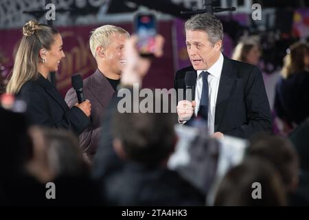 Londres, Royaume-Uni. 28 novembre 2023. Photo : Hugh Grant assiste à la première mondiale de Wonka au Royal Festival Hall, Southbank. Crédit : Justin ng/Alamy Live News Banque D'Images