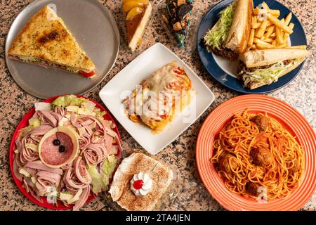 Plat de nourriture italienne Banque D'Images