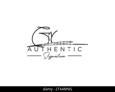 GR Signature logo Template Vector. Illustration de Vecteur