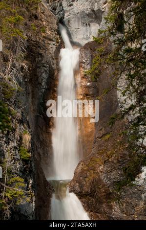 Chutes de Silverton, Banff National Park, Alberta, Canada Banque D'Images