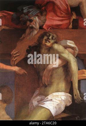 Descente de la Croix (détail) 1521 par Rosso Fiorentino Banque D'Images