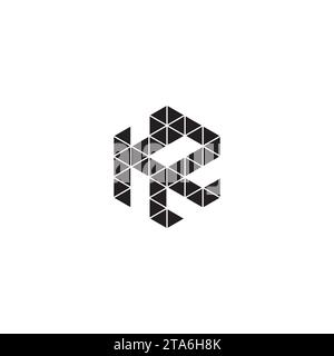 Lettres initiales de logo KZ dans la conception professionnelle de haute qualité qui imprimeront bien sur tous les supports d'impression Illustration de Vecteur