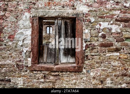 Château de Katlenburg, ancienne stalle pour animaux, Katlenburg-Lindau, district de Northeim, Basse-Saxe, Allemagne Banque D'Images