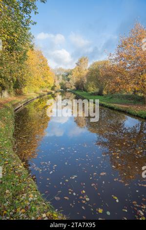 Monmouthsihire et canal de Brecon, aqueduc de Brynich sur la rivière Usk Banque D'Images