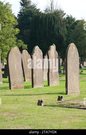 Cimetière, Churchyard, Folkestone, Kent, Royaume-Uni Banque D'Images