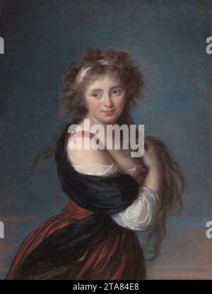 Elisabeth Vigée-Lebrun - Portrait de Hyacinthe Gabrielle Roland (191). Banque D'Images