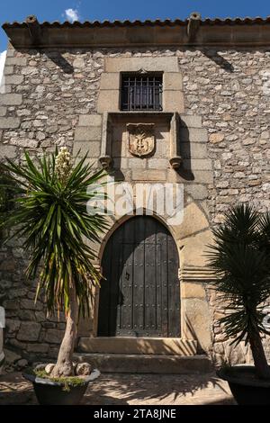 Trujillo, Caceres, Espagne- 21 octobre 2023 : la Maison Pizarro- Musée dans la vieille ville de Trujillo Banque D'Images