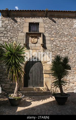 Trujillo, Caceres, Espagne- 21 octobre 2023 : la Maison Pizarro- Musée dans la vieille ville de Trujillo Banque D'Images