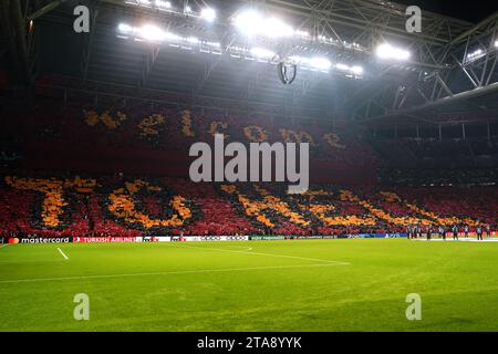 Vue générale du stade avant le match du Groupe A De la Ligue des champions de l'UEFA au RAMS Park, Istanbul. Date de la photo : mercredi 29 novembre 2023. Banque D'Images