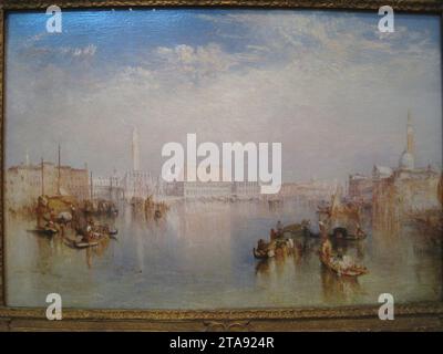 Vue de Venise - Palais Ducal, Dogana et San Giorgio, par J. M. W. Turner. Banque D'Images