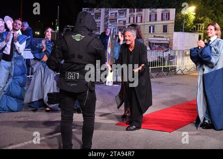 Rome, Italie. 29 novembre 2023. Rome : études RAI Viva Rai 2. Présentation des co-animateurs Sanremo 2024. Sur la photo : Rosario Fiorello crédit : Agence photo indépendante/Alamy Live News Banque D'Images