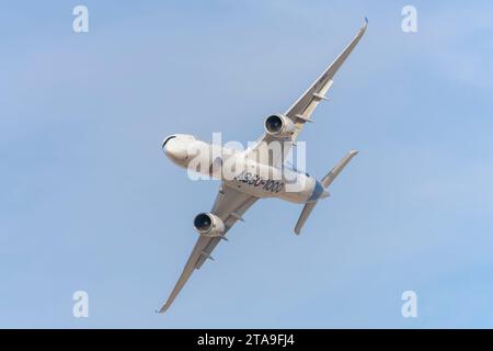 Airbus A350-1000 au Dubai Air Show 2023 à Dubaï, Émirats arabes Unis Banque D'Images