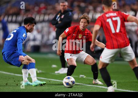 Saitama, Japon. 29 novembre 2023. Takuya Ogiwara (Reds) football/Soccer : Ligue des Champions AFC 2023-24 phase de groupes entre Urawa Red Diamonds 2-1 Wuhan Three Towns football Club au Saitama Stadium 2002 à Saitama, Japon . Crédit : Naoki Morita/AFLO SPORT/Alamy Live News Banque D'Images