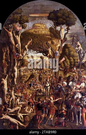 Vittore Carpaccio - les dix mille Martyrs sur le mont Ararat Banque D'Images