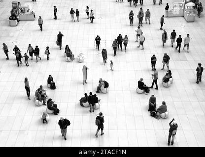 New York, États-Unis - 10 juin 2018 : personnes au Westfield World Trade Center à New York. Banque D'Images