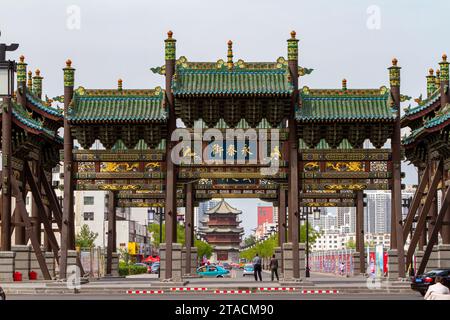 La ville de Datong en Chine Banque D'Images