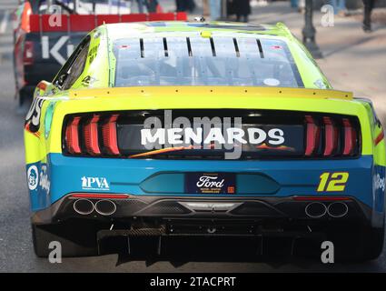 Nashville, Tennessee, États-Unis. 29 novembre 2023. Vue de la NASCAR Champions week à Nashville, Tennessee, le 29 novembre 2023. Crédit : Mpi34/Media Punch/Alamy Live News Banque D'Images