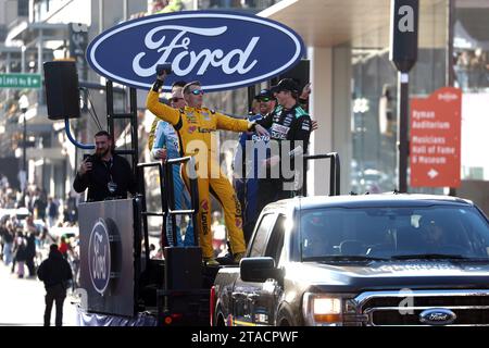 Nashville, Tennessee, États-Unis. 29 novembre 2023. Vue de la NASCAR Champions week à Nashville, Tennessee, le 29 novembre 2023. Crédit : Mpi34/Media Punch/Alamy Live News Banque D'Images