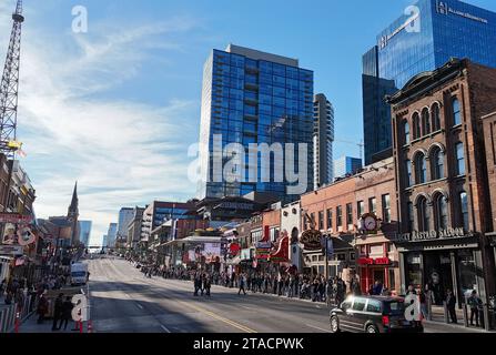 Nashville, Tennessee, États-Unis. 29 novembre 2023. Vue de la NASCAR Champions week à Nashville, Tennessee, le 29 novembre 2023. Crédit : Mpi34/Media Punch/Alamy Live News Banque D'Images