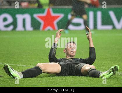 Robin Gosens (FC Union Berlin #6) SC Braga vs 1. FC Union Berlin, saison 2023-24, Fussball, Ligue des Champions, Gruppenphase, 5. Runde, 29.11.2023, Foto : EIBNER/Joerg Niebergall Banque D'Images