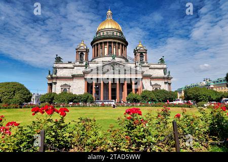 Saint-pétersbourg Russie. La cathédrale Saint-Isaac Banque D'Images