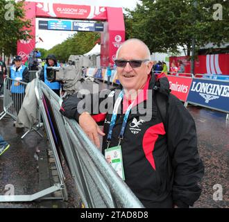 Phil Banning Manager de l'équipe du pays de Galles aux Jeux du Commonwealth, Glasgow, Écosse Royaume-Uni du 27 juillet au 2 août 2014. Photo de Gary Mitchell Banque D'Images