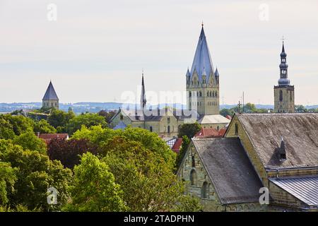 Blick auf die Soester Kirchen in Soest, Kreis Soest, NRW, - crédit : Fotografie Sarah Bömer Banque D'Images