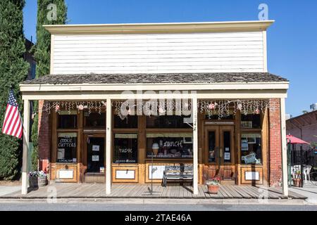 États-Unis, Californie, États-Unis, Californie, Comté de Tuolumne, Jamestown, petite ville de la ruée vers l'or située sur le California Mother Lode, Banque D'Images