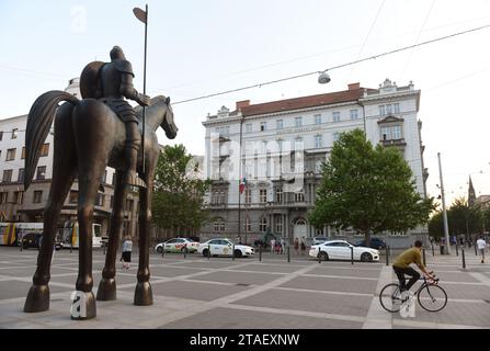 Brno, République tchèque - 31 mai 2017 : Cour administrative suprême de la République tchèque (Nejvyšší správní soud) à Brno. Banque D'Images