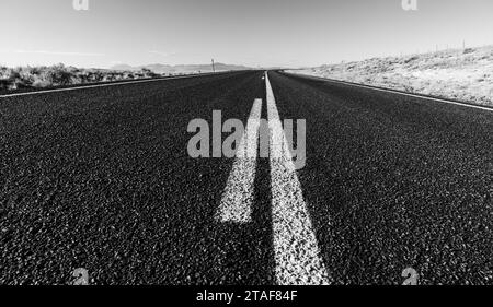 Utah State Highway 30 dans le comté de Box Elder. Banque D'Images