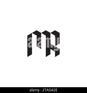 Lettres initiales de logo MR dans un design professionnel de haute qualité qui s'imprimera bien sur tous les supports d'impression Illustration de Vecteur