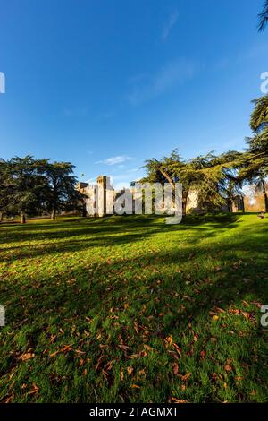 Château de Caldicot, Monmouthshire Banque D'Images