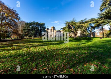 Château de Caldicot, Monmouthshire Banque D'Images