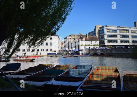 Barques à Cambridge Banque D'Images