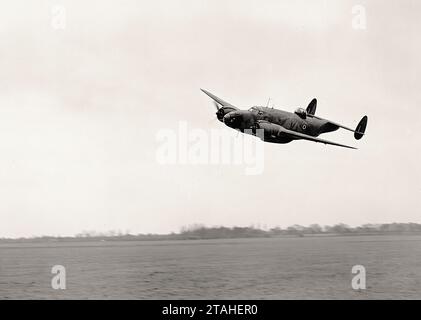 Avion - Lockheed PV-1 Ventura, YH-Z, du 21e Escadron 1943 Banque D'Images