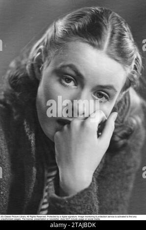 Actrice suédoise Ingrid Bergman, 1915-1982. années 1930 Banque D'Images