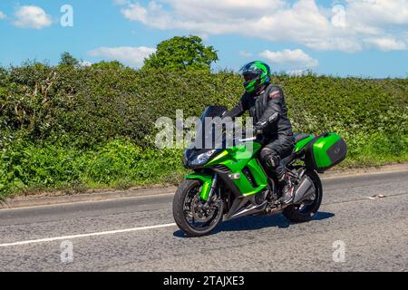 2013 Vert Kawasaki Ninja 1000 Banque D'Images