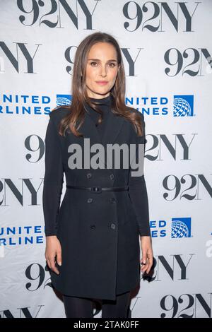 New York, New York, États-Unis. 30 novembre 2030. (NOUVEAU) Netflix's May December Special screening. 30 novembre 2023, New York, New York, États-Unis : Natalie Portman assiste à la projection spéciale de mai décembre de Netflix au 92nd Street y le 30 novembre 2030 à New York. (Crédit : M10S/TheNews2) (photo : M10S/Thenews2/Zumapress) (crédit image : © Ron Adar/TheNEWS2 via ZUMA Press Wire) À USAGE ÉDITORIAL SEULEMENT! Non destiné à UN USAGE commercial ! Banque D'Images