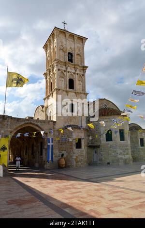 Larnaca, Chypre - 30 septembre 2023 : Eglise médiévale de Saint Lazare dans la partie sud chypriote de l'île Banque D'Images