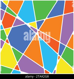 Fond de triangle géométrique coloré. Illustration vectorielle Illustration de Vecteur