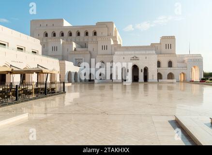 Muscat, Oman - 11 février 2020 : vue de l'Opéra royal de Muscat, Sultanat d'Oman Banque D'Images