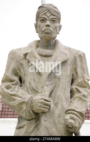 Le Monument de Sudirman à Malioboro. Sudirman est l'un des héros indonésiens Banque D'Images