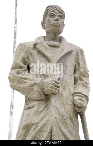 Le Monument de Sudirman à Malioboro. Sudirman est l'un des héros indonésiens Banque D'Images