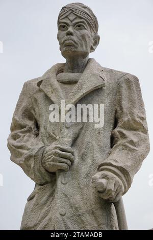 Le Monument de Sudirman à Malioboro. Sudirman est l'un des héros indonésiens Banque D'Images