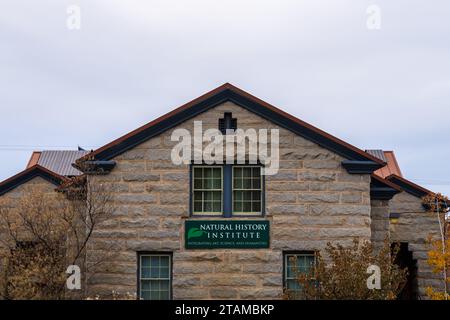 Prescott, AZ - 15 novembre 2023 : l'Institut d'histoire naturelle comprend des installations de recherche pour documenter la biodiversité de l'écoreg des hautes terres de Mogollon Banque D'Images