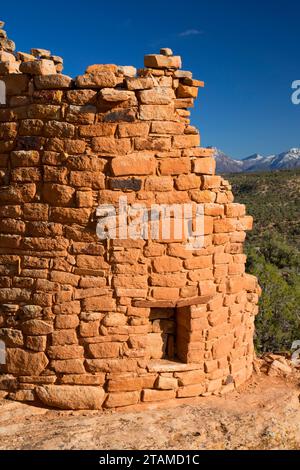 Painted Hand Pueblo ruins, Canyons of the Ancients National Monument, Colorado Banque D'Images